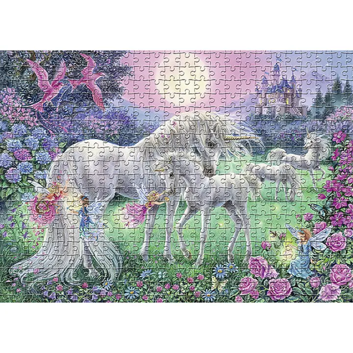 Rompecabezas De 1000 Piezas De Unicornio Juego Educativo Para Adultos Y Niños Decoración De Hogar Divertido Y Desafiante - 1