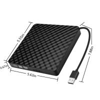 Externa CD/DVD Drive USB3.0 Lector Escritor De DVD Portátil Para PC Laptop IMacs Compatible Con Desktop Tipo De Carga Tray - details 4