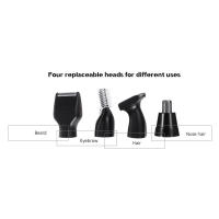 Kemei Kit De Aseo Para Hombres Recargable Trimmer De Pelo Eléctrico Todo En Uno Para Barba Cejas Nariz Y Oídos Apto Para Todo Tipo De Pelo - details 3