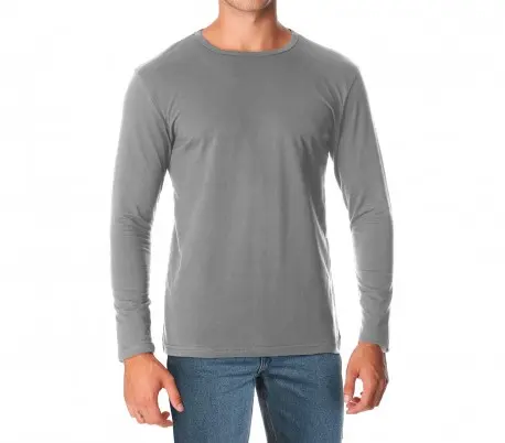Mediawavestore Orlando: Jersey Hombre Cálido y Elástico con Cuello Redondo - 1