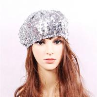 Gorro De Lentejuelas Para Mujer Beret Brillante Para Fiesta Carnival Club Baile Chic Retro Beret De Poliéster Unisex - details 5
