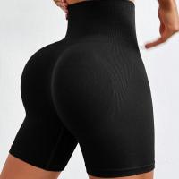 Shorts De Motociclista Para Mujer 6 Pulgadas Cintura Alta Ejercicio Running Voleibol Yoga Sin Costuras Transpirables De Nylon Y Spandex - details 1