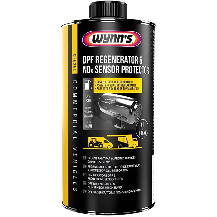 Wynns DPF Regenerator & NOX Sensor Protect Wynns 1L - Limpiador desarrollado para la limpieza de los filtros de partículas obstruidos y Reducir las emisiones