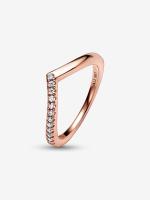 Pandora Timeless Wish Half Sparkling - Baño de Gold Rose de 14K - details 0