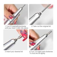 Máquina De Uñas Eléctrica 35000 RPM Conjunto De Taladro Para Manicura Y Pedicura Corte De Uñas Y Accesorios De Manicura - details 6