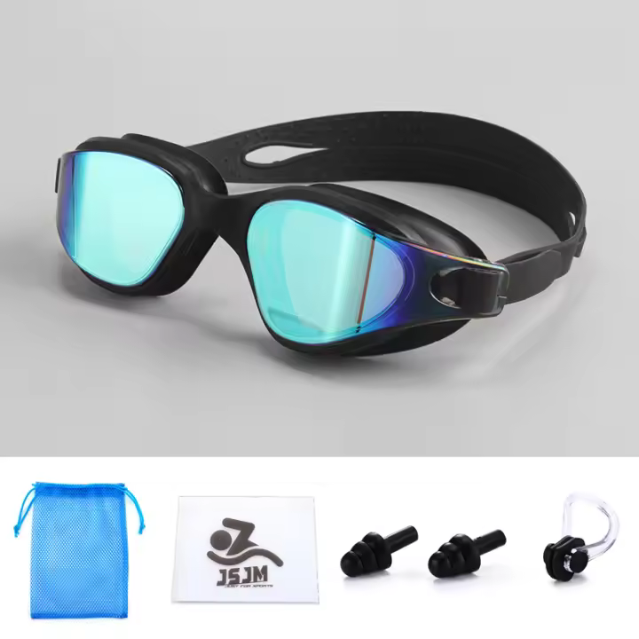 Gafas De Natación JSJM HD Antiniebla Anti-UV Ajustables Para Adultos Unisex Gafas De Silicona Profesionales Para Natación - 1