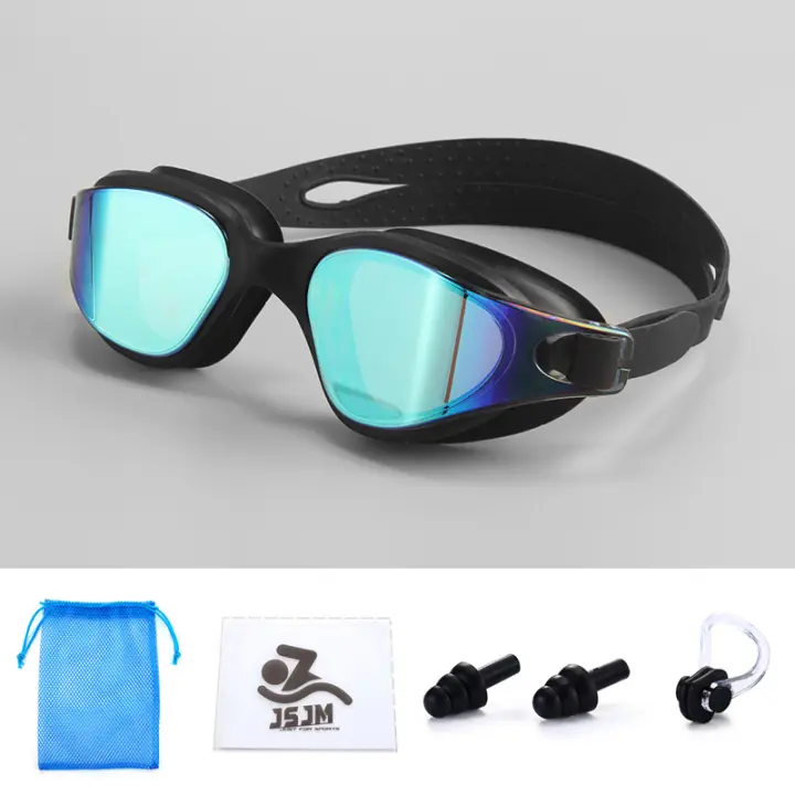Gafas De Natación JSJM HD Antiniebla Anti-UV Ajustables Para Adultos Unisex Gafas De Silicona Profesionales Para Natación - 1