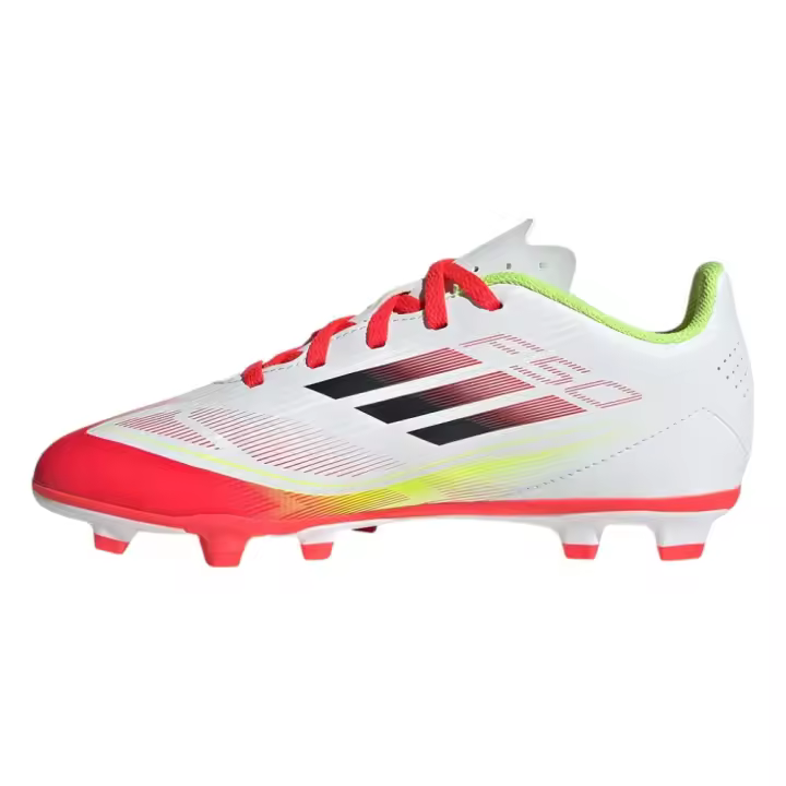 Zapatillas Adidas F50 Club Fg / Mg J Blancas Amarillo Rojo Ie1309 Bota Futbol Niños Tacos Fg / Mg - 1
