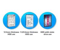 Carcasa para disco duro móvil SATA/SSD USB 3.0 de 2,5 pulgadas, de alta calidad y súper velocidad: admite una capacidad de 8 TB y tres grosores de disco duro: 7,0/9,5/12,5 mm - details 2