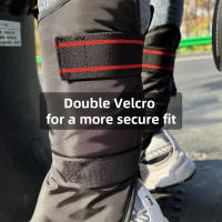 Protector De Tornillo Para Motocicleta Impermeable Y Caliente Cubierta De Pie Para Invierno Equipamiento De Viaje De Motocicleta Protección De Rodilla Con Almohadilla Aislante - details 4