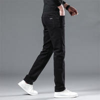 WTHINLEE Jeans Negros Para Hombre Estilo Clásico Stretch Cómodo Pantalones De Negocios Casual Ajuste Regular Trousers De Denuim - details 6