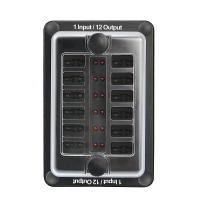 Caja De Fusibles De 16 Caminos 100A 32V Para Coche Barco Camper RV Con Cubierta Plástica Para Tablero De Alimentación Accesorio De Automóvil - details 13