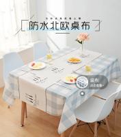 Nueva Funda Para Mesa Rectangular De Uso Doméstico Sencilla Y Resistente a La Suciedad Impermeable Y Antiaceite Sin Necesidad De Lavar Funda Para Mesa De Comedor - details 0