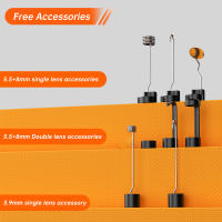 Cámara De Endoscopio Industrial VISHRT De 4.3 Pulgadas IPS Con Lente Dual/Triple Cable Rígido Para Inspección De Tubos Y Piping - details 14