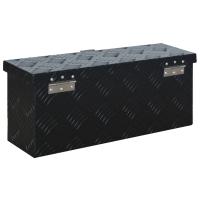 vidaXL Caja de aluminio 485x140x200 mm negra - details 3