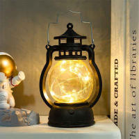 Lámpara LED De Halloween Decoración De Navidad Vintage Portátil Antorcha Electrónica Candlestick Ambiente Barra Luz Novedosa - details 6
