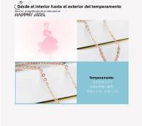 Collar De Plata Esterlina S925 Moda Temperamento Para Mujeres 18 Pulgadas Cadena Cruzada Joyería O-Chain Bohemia - details 1