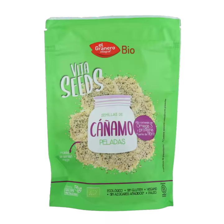 Vitaseeds Semillas de Cáñamo Pelado Bio  El Granero Integral - 1