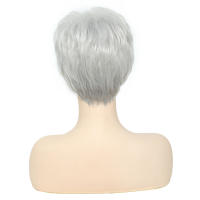 Pelucas Sintéticas De Pelo Ombre Marrón Y Rubio Para Mujeres BCHR Corta Pixie Cut Peluca Mixta De Uso Diario Tamaño Promedio Densidad 150% - details 25