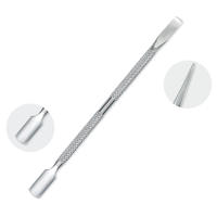 1/4Pc Portátil Doble Cabeza De Acero Inoxidable Para Limpieza De Cutículas Herramienta Antideslizante Para Arte De Uñas Accesorios De Cuidado De Uñas - details 7