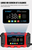 Cargador De Batería Inteligente TK360 6A12V Para Coche Y Motocicleta Pantalla LCD Color Monitor De Carga Y Mantenimiento De Baterías Lifepo4 Y Ácido Plomo Con Pulso - details 5