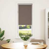 vidaXL Estor Enrollable Opaco Color Café de Tela en dimension 150 cmx105 cm/150 cmx115 cm/150 cmx120 cm y más | protección solar decorativa para ventanas hogar oficina dormitorio fácil de instalar - details 1