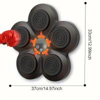 Máquina de Boxeo con música inteligente, 6 objetivos y 9 velletordades-Recargable por USB, inalámbrico, material de PU - Perfecta para fitness y entrenamiento en interiores - Gran idea para regara Estes Navidad - details 0