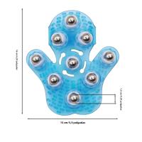 Bola De Masaje Portátil De 360 Grados En Forma De Mano Con Bolas De Rodillo Para Cuidado Corporal Y Circulación Sanguínea - details 10