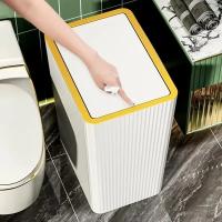 Basurero Automático De Lujo 12/15L Con Tapa Y Recipiente Grande Para Cocina Dormitorio Baño Ecológico Y Resistente Al Agua - details 3