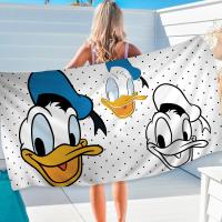 Toalla De Playa Microfibra Donald Duck Rápida Secado Toalla De Piscina Para Viajes Yoga Absorbente Suave Combinación De Poliéster Y Algodón Tamaño Rectangular - details 8