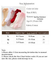 Calcetines De Verano Para Bebés Y Niñas Con Lazo Longitud Rodilla Algodón Malla Transpirable Para Niños Y Niñas De 0 a 5 Años - details 0
