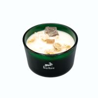 Viva Esencia – Vela aromática con flores secas y gema citrino para coraje, confianza y liderazgo, ideal para rituales energéticos y decoración espiritual – Hop Hare - Ancient Wisdom - details 6