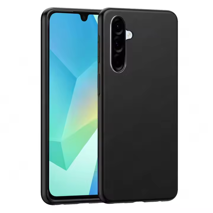 Funda Compatible Con Samsung Galaxy A26 5G Carcasa Básica, Forro Gel TPU Silicona Líquida Mate Suave Flexible, Ligera, Color Negro Transparente, Ajuste Perfecto, Acceso Conectores, Case Meloenvias mle18 - 1