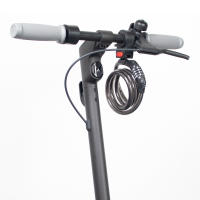 Cadena De Bloqueo Antirrobo Con Contraseña De 4 Dígitos Para Scooter Eléctrico Compatible Con Ninebot F20 F30 F40 Zero 8X 10X 11X Dualtron 1 2 G30 - details 1