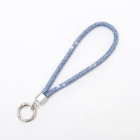Lanyard De Lujo Para Móvil Con Diamantes Llavero De Cadena De Equipaje Colgante DIY Antipérdida Para Adultos Material De Poliéster - details 14