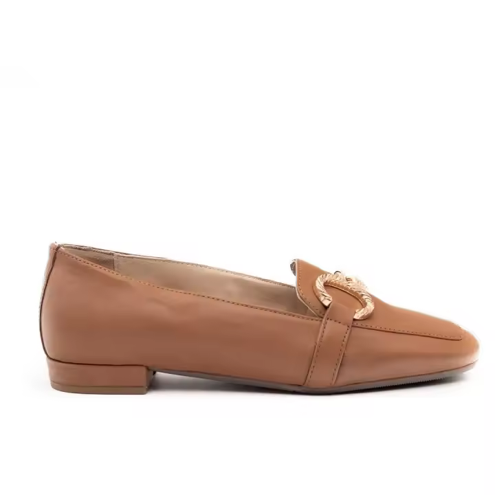Mocasines Mujer Top3 23807 Cuero - 1