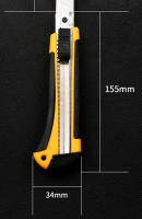 Cuchillo De Utilidad Retráctil De Acero Inoxidable SK5 25mm Pack De 5/10 Con Caja Cortador De Papel Y Cuerda Para Artesanía Y Modelado - details 8