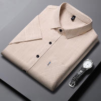 Camisa De Verano Para Hombre Casual Con Mangas Cortas Y Estampado Resistente a Arrugas Cómoda Versátil Para Todas Las Estaciones - details 2
