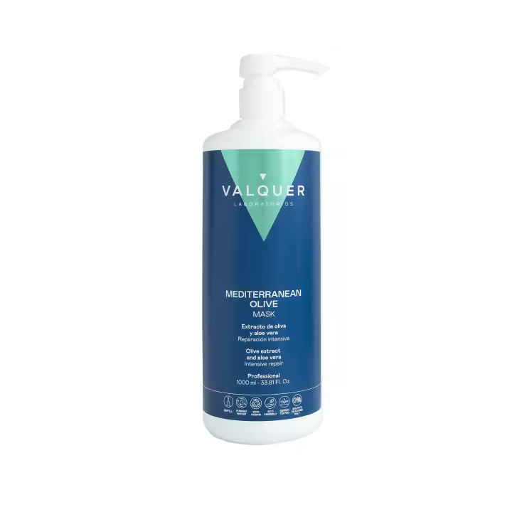 mascarilla reparadora intensiva mediterranean olive 1000ml de valquer - 1