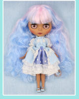 Muñeca ICY Blyth Personalizable De 30 Cm Con Cuerpo Articulado Y Rostro Mate En Piel Oscura Y Clara Pelo Azul Y Rosa Para Niñas De 12+ Años - details 9