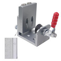 Kit De Guía De Agujeros Inclinados Quick 15 Grados Con Localizador De Clavija Y Pegador De Agujeros Para Trabajos Con Madera Herramientas De Perforación De Agujeros De Ranura - details 5