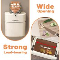 Compost Bin Kitchen Garbage Can 1.8 Gallon Countertop Indoor Small Hanging Trash Can with Lid Compo - details 3