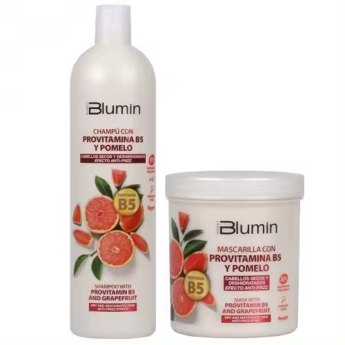 Tahe Pack efecto anti-frizz Pomelo y Provitamina B5 / Champú 1000 ml + Mascarilla 700 ml / Cabellos secos y deshidratados. - 1