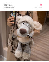 Muñeco De Peluche Navideño Lobo En Ropa De Oveja Suave Almohada De Animales Para Decoración Regalo De Cumpleaños Para Niños - details 2