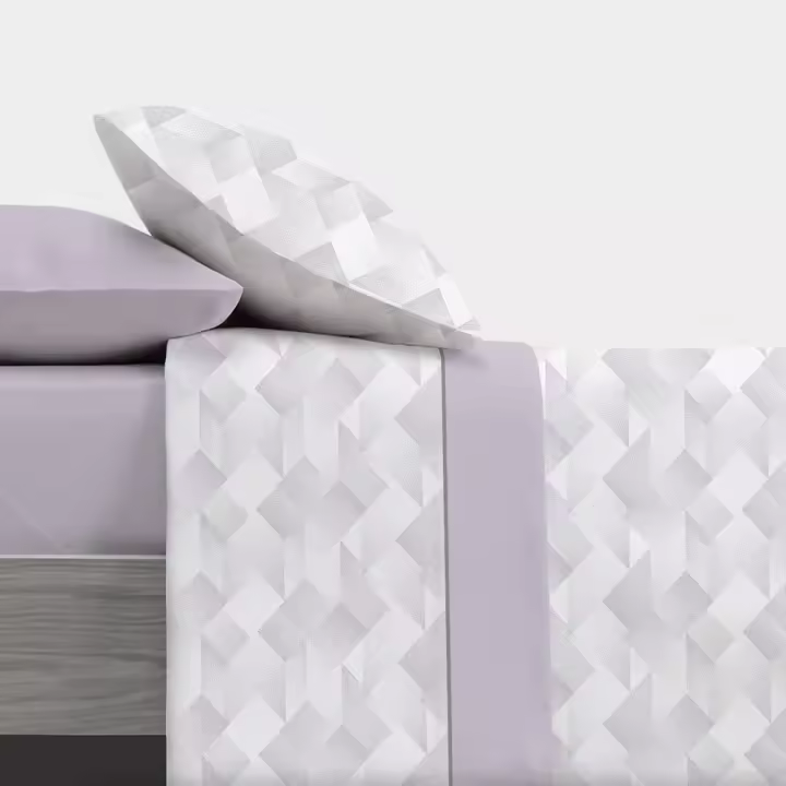 Juego de Sábanas Carpe Diem DRUNK Gris 144 Hilos - Para Cama 90 a 200 Cm - Juego Completo - 1