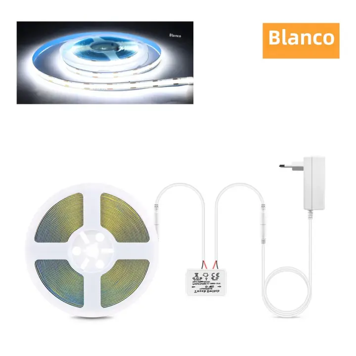 Tira De Luces LED Toque 12V Dimmable Para Espejo De Maquillaje De Baño Iluminación De Espejo De Vestíbulo Luz Trasera De Mesa De Vestir Resistente Al Agua 3000K-6500K - 1