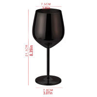 Vaso De Vino De Acero Inoxidable 500ml Creativo Goblet De Coctel Vaso De Champán Para Casa Bar Restaurante - details 18