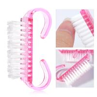 Lotes De 1/5/20 Pinceles De Uñas Acrílicas Rosa Para Arte De Uñas Manicura Y Pedicura Herramientas De Limpieza Suaves Y Plásticas Para Uñas - details 0