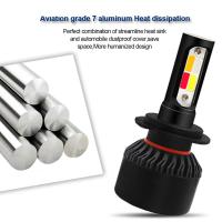 2pcs Bombillas LED De Faros Para Coche 4Colores H1 H4 H7 H8 H9 H11 9005/HB3 9006/HB4 9012/HIR2 Alta Luminosidad Para Neblina Universal 6500K 50W - details 5
