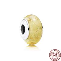 Nueva Joya De Moda 925 Plata Esterlina Con Encanto Murano Flor Rosa Galaxia Azul Y Estrellas Adecuado Para Pulsera Original Regalo Para Mujer - details 2